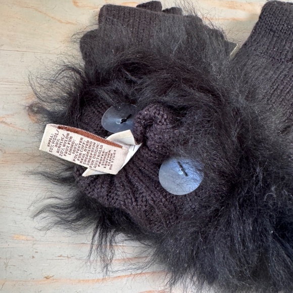 UGG FINGERLESS KNIT GLOVES WITH FUR - Picture 9 of 9